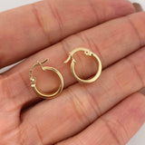 Candongas Tornillo 1.25 g / 1.5 cm Oro Amarillo 18K