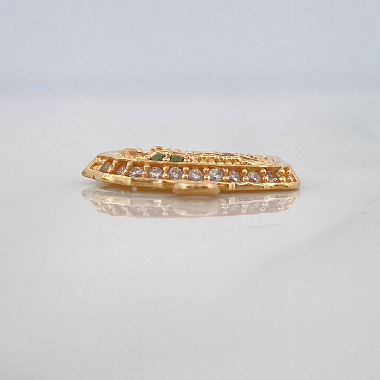 Herraje Virgen De Guadalupe 1.25 g / 1.5 cm Oro Amarillo 18K