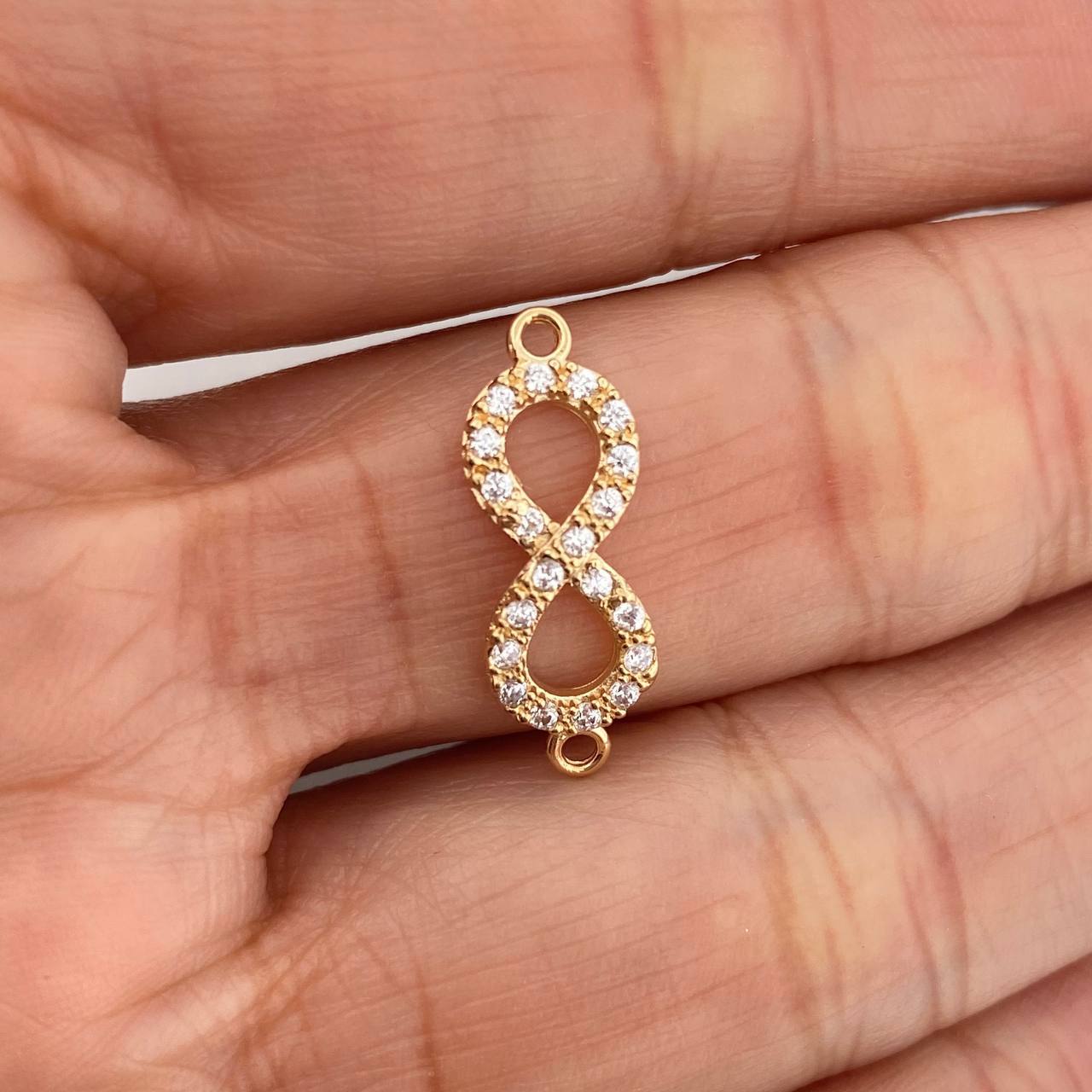 Herraje Infinito 1.2 g / 2 cm Oro Amarillo 18K
