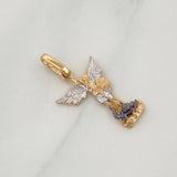 Dije San Miguel Arcangel 1 g / 1.3 cm Tres Oros 18K