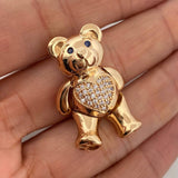 Dije Oso Articulado 12.35 g / 3.2 cm Oro Amarillo 18K