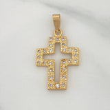Dije Cruz Silueta 2 g / 3 cm Oro Amarillo 18K