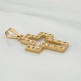 Dije Cruz Silueta 2 g / 3 cm Oro Amarillo 18K