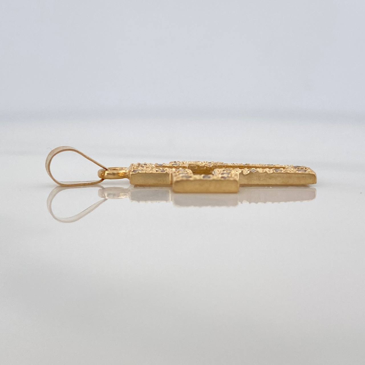 Dije Cruz Silueta 2 g / 3 cm Oro Amarillo 18K