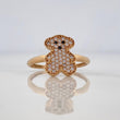 Anillo Oso Ts 2.35 g / T8 Oro Amarillo 18K