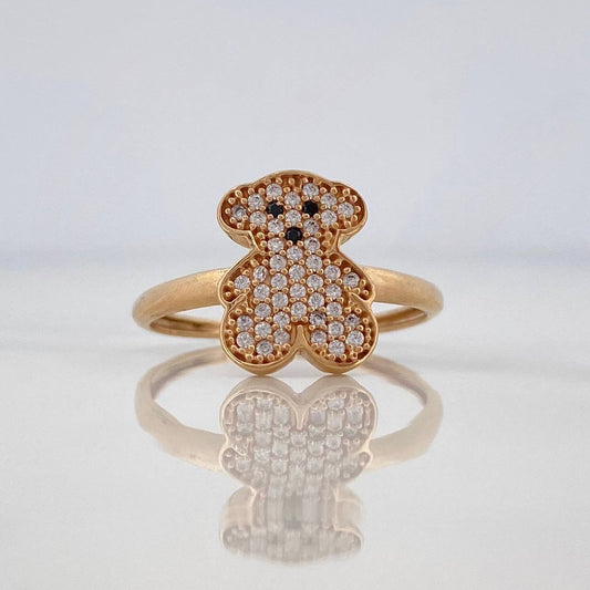 Anillo Oso Ts 2.35 g / T8 Oro Amarillo 18K