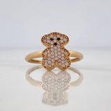 Anillo Oso Ts 2.35 g / T8 Oro Amarillo 18K