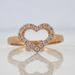 Anillo Silueta Corazon 2.45 g / T8 Oro Amarillo 18K