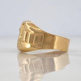 Anillo Sello Caballo 3.2 g / T8 3/4 Oro Amarillo 18K
