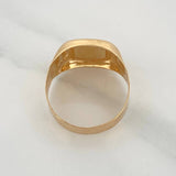 Anillo Sello Caballo 3.2 g / T8 3/4 Oro Amarillo 18K