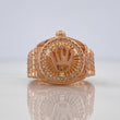 Anillo Correa Corona 7.4 g / T8 1/2 Oro Rosa 18K