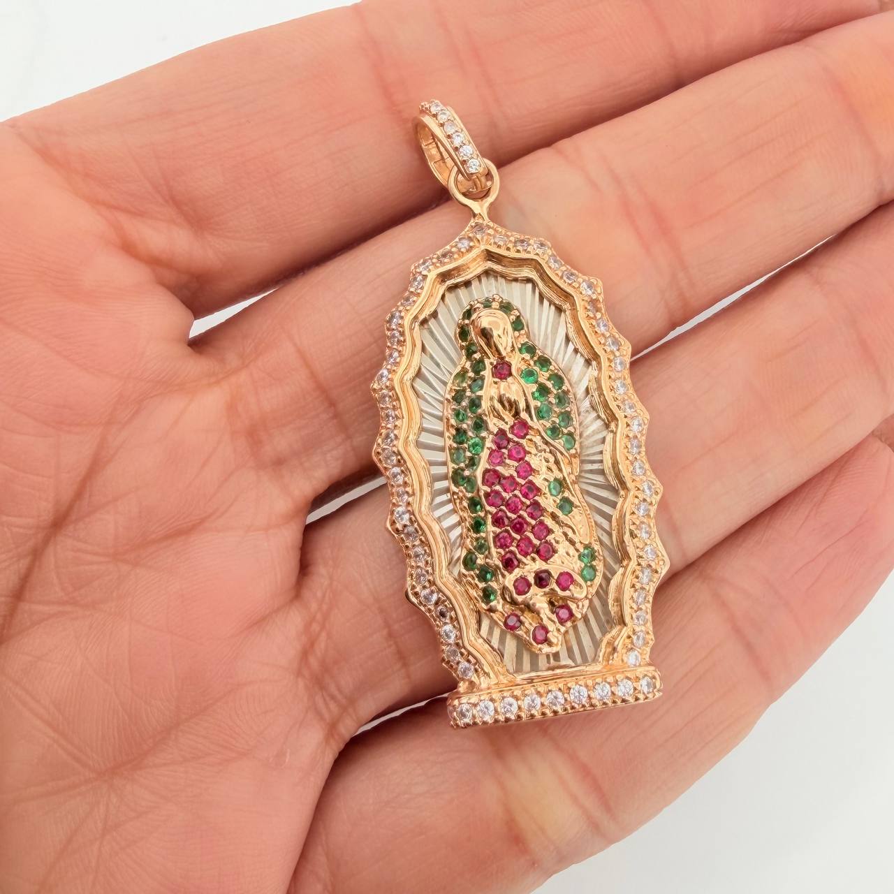 Dije Virgen Guadalupe 10.65 g / 5 cm Oro Amarillo 18K