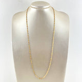 Cadena GC 7.3gr / 70cm / 3.2mm Lisa Tres Oros 18K