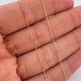 Set Cadena y Dije Veneciana + Libelula 1.2gr / 45.2cm / Oro amarillo 18K (Oferta) %