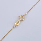 Set Cadena y Dije Veneciana + Virgen Guadalupe 1.4gr / 40.2cm / Oro Amarillo 18K (Oferta) %