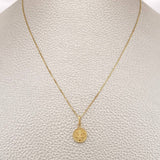 Set Cadena y Dije Veneciana + San Benito 1.3gr / 40cm / Oro Amarillo 18K (Oferta) %