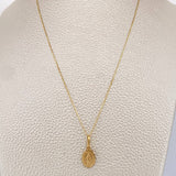 Set Cadena y Dije Veneciana + Virgen Milagrosa 2gr / 40.2cm / Oro Amarillo 18K (Oferta) %