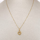Set Cadena y Dije Veneciana + Silueta Corazon 1.3gr / 40.3cm / Oro Amarillo 18K (Oferta) %