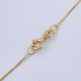 Set Cadena y Dije Veneciana + Silueta Corazon 1.3gr / 40.1cm / Oro Amarillo 18K (Oferta) %