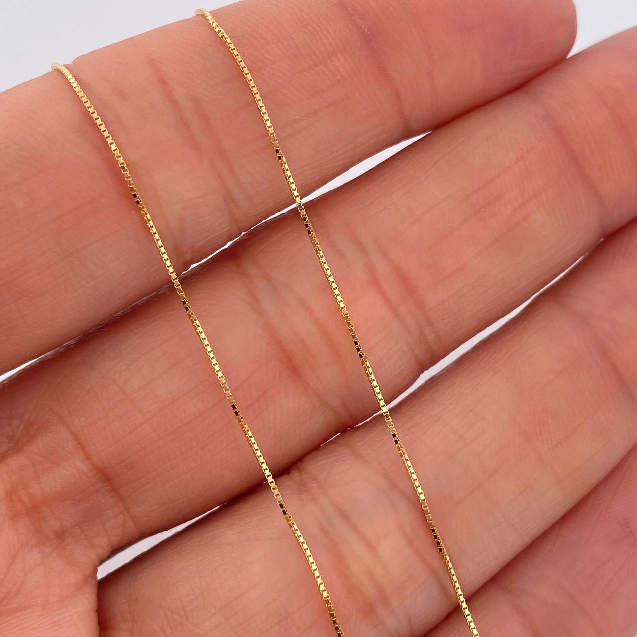 Set Cadena y Dije Veneciana + Estrella 1.25gr / 40cm / Oro Amarillo 18K (Oferta) %