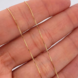 Set Cadena y Dije Veneciana + Estrella 1.25gr / 40cm / Oro Amarillo 18K (Oferta) %