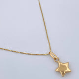 Set Cadena y Dije Veneciana + Estrella 1.25gr / 40cm / Oro Amarillo 18K (Oferta) %