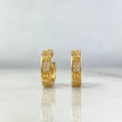 Candongas Tornillos 4.2g / 1.6cm Oro Amarillo 18K