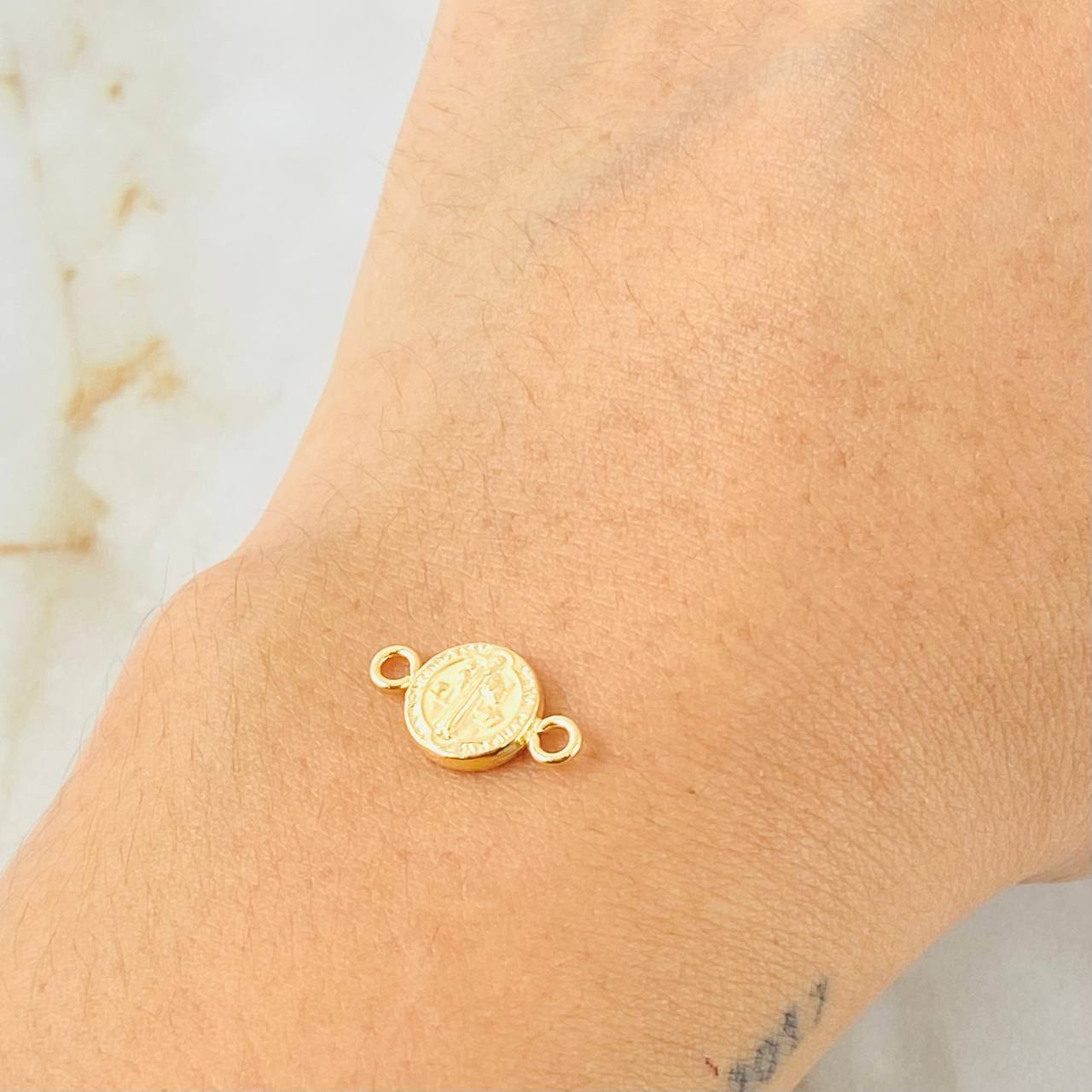 Herraje San Benito 0.35 g / 1.5 cm Oro Amarillo 18K