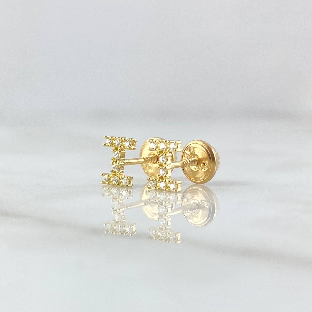 Topos Letra I 0.75gr / Oro Amarillo 18K ©