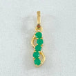 Dije Infinito Esmeraldas 21pts 1gr / 2cm / Oro 18K ©