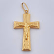 Dije Cruz Cristo 2gr / 4cm / Oro Amarillo 18K $