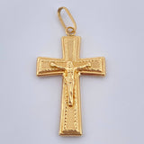 Dije Cruz Cristo 2gr / 4cm / Oro Amarillo 18K $