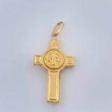 Dije Cruz Cristo 1.9gr / 3.07cm / Oro Amarillo 18K $