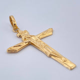 Dije Cruz Cristo 1.4gr / 4.1cm / Oro Amarillo 18K $