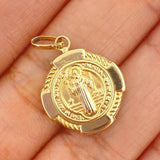 Dije San Benito 1.25gr / 2.07cm / Oro Amarillo 18K $