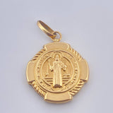 Dije San Benito 1.25gr / 2.07cm / Oro Amarillo 18K $