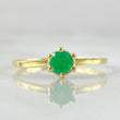 Anillo Cetro Seis Garras Esmeralda 30pts 1.45gr / T6 3/4 / Oro 18K