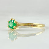 Anillo Cetro Seis Garras Esmeralda 30pts 1.45gr / T6 3/4 / Oro 18K