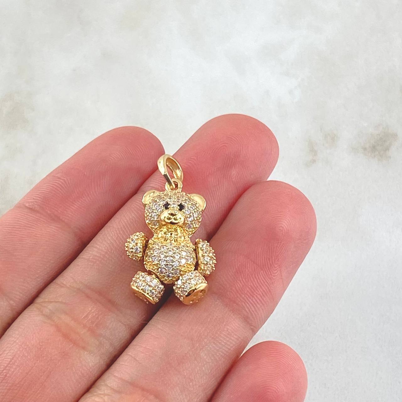 Dije Oso Articulado 4.4gr / 2.3cm / Oro 18K