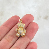 Dije Oso Articulado 4.4gr / 2.3cm / Oro 18K