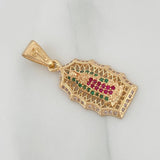 Dije Virgen De Guadalupe 3.1 g / 3 cm Oro Amarillo 18K