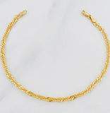 Pulso Singapur 3.3 g / 19 cm / 2.85 mm Oro Amarillo 18K