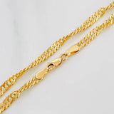 Pulso Singapur 3.3 g / 19 cm / 2.85 mm Oro Amarillo 18K