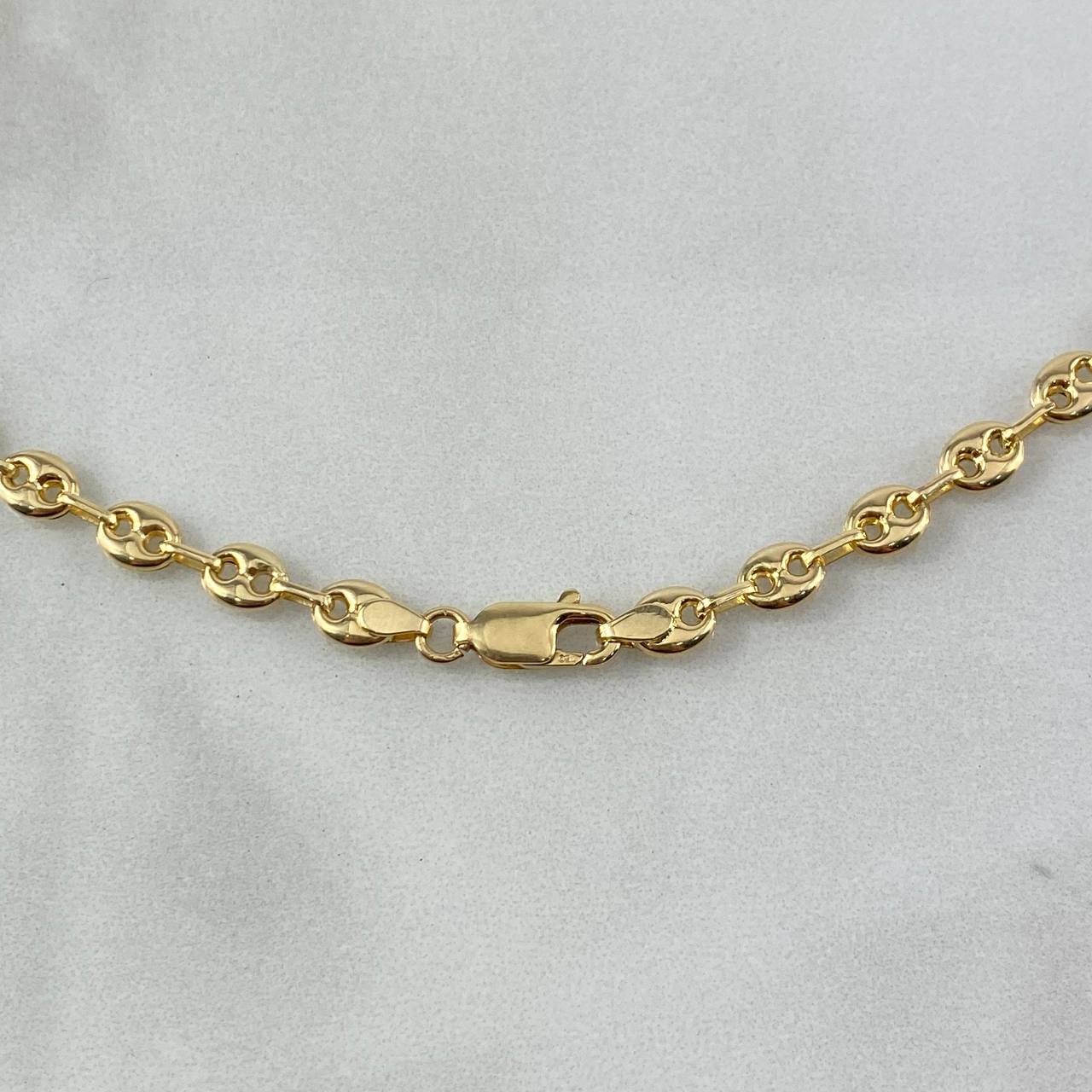 Cadena GC 6.5gr / 45cm / 4mm Oro Amarillo