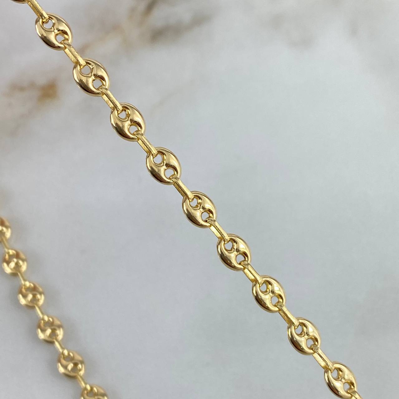 Cadena GC 6.5gr / 45cm / 4mm Oro Amarillo