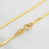 Cadena Espejo 2.1 g / 40.05 cm / 1.35 mm Oro Amarillo 18K