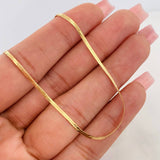 Cadena Espejo 2.05 g / 40 cm / 1.27 mm Oro Amarillo 18K