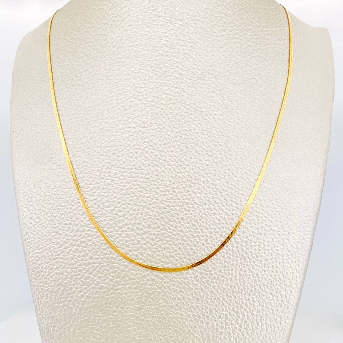 Cadena Espejo 2.1 g / 40.05 cm / 1.35 mm Oro Amarillo 18K