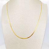Cadena Espejo 2.5 g / 45 cm / 1.3 mm Oro Amarillo 18K
