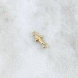 Herraje Cruz 0.25gr / 1.3cm / Oro Amarillo